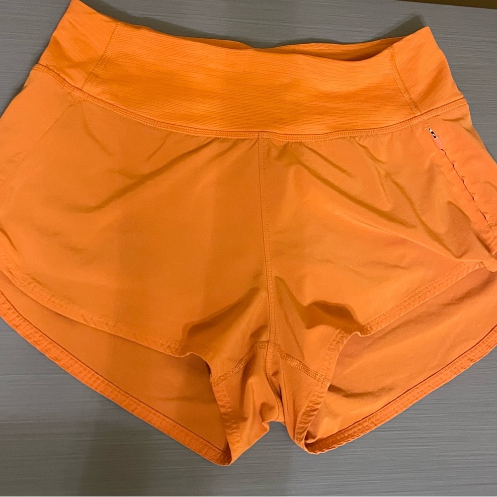 Outdoor Voices Bright Orange Athletic Shorts